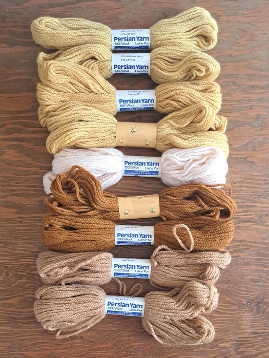 100% Pure Other - 100% Wool Brown Lot, 200g